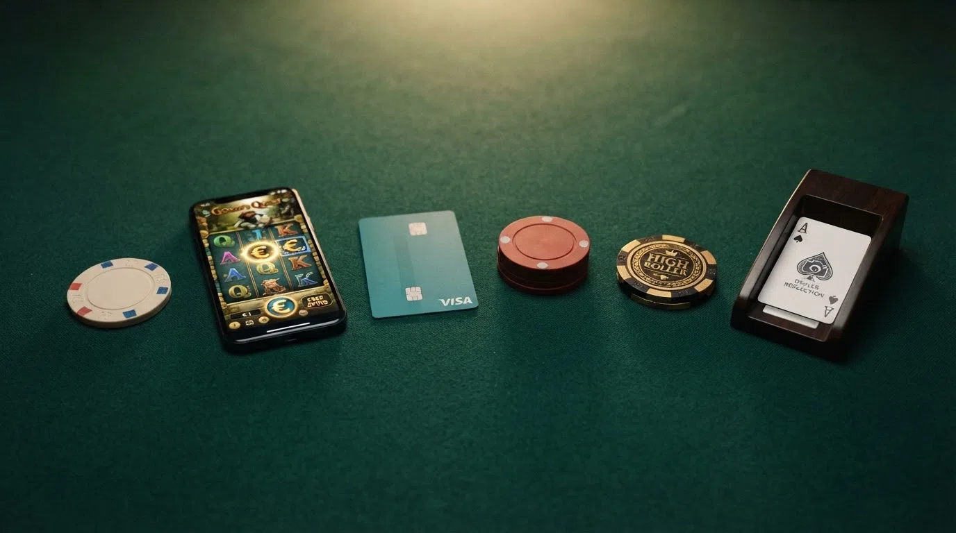 Zes verschillende soorten casino bonussen in een vergelijkend overzicht — van no-deposit en gratis spins tot stortingsbonussen en reloads