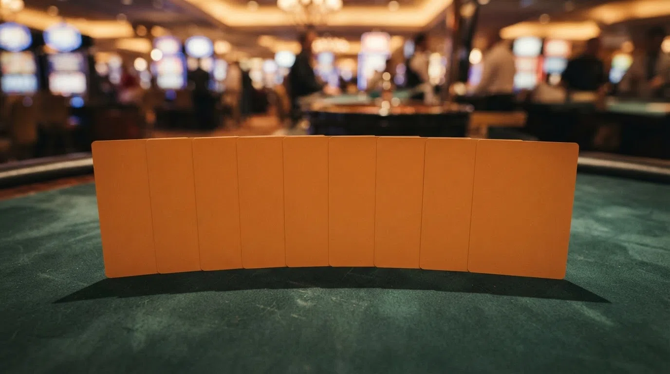 Tien kaarten met de namen van Ksa-vergunde online casino's uit de vergelijking.